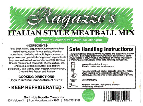 Label, Recalled Product