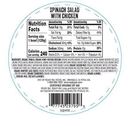 Bottom Label on Affected Salads (Incorrect)
