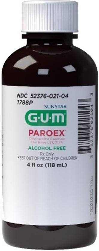 Picture of Paroex Chlorhexidine Gluconate Oral Rinse, 4 oz