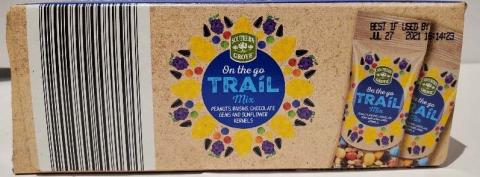 “Southern Grove On the go Trail Mix, bottom label”