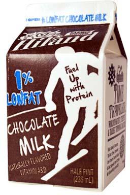 Carton Front Panel: Hiland1% Chocolate Milk