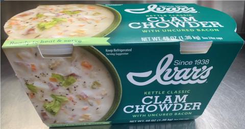 “Image of Ivar’s Kettle Classic Clam Chowder with Uncured Bacon”