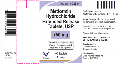 Labeling, Metformin Hydrochloride Extended Release Tablets