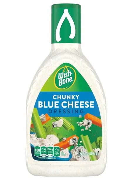 Wish-Bone® CHUNKY BLUE CHEESE DRESSING, 24 oz