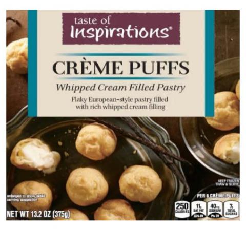 Taste of Inspirations Cream Puffs