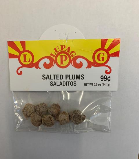 Image – LUPAG, SALTED PLUMS, SALADITOS, NET WT. 0.5 OZ (14.1 g)