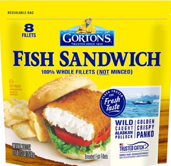 “Gorton’s Fish Sandwich, 8 Fillets”