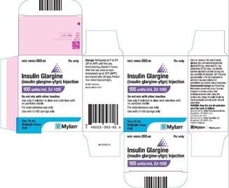Labeling, Box, Insulin Glargine Injection