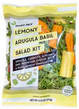 Image 1 – Product Labeling, Lemony Arugula Basil Salad Kit