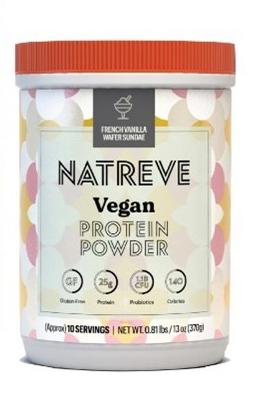 Natreve Vegan Protein Powder, Net Wt. 13 oz
