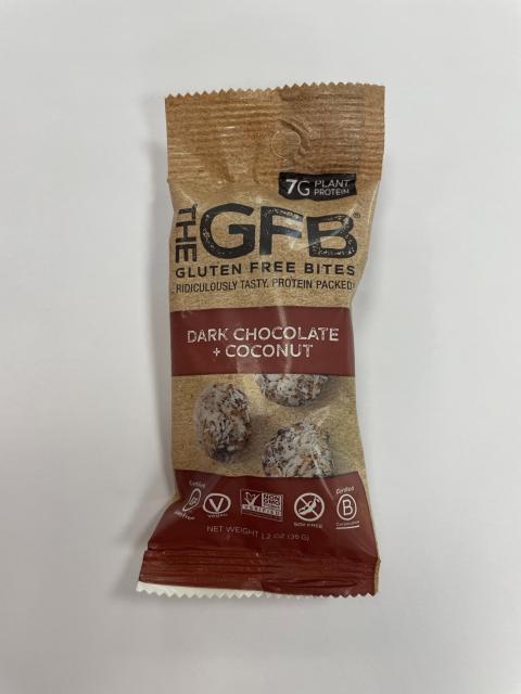 1.2 oz Dark Chocolate Coconut Bites, front label