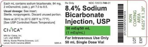 Civica Carton NDC: 72572-740-20; Vial NDC: 72572-740-1 label