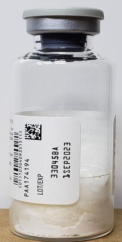 Vancomycin Hydrochloride for Injection, USP, For intravenous use, 1.5 g Single-dose Fliptop Vial, Sterile Powder