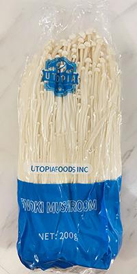 Utopia Foods Inc, Enoki Mushrooms, Net: 200g