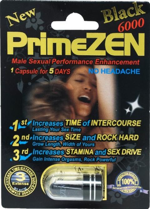 Front of Package, PrimeZEN Black 6000