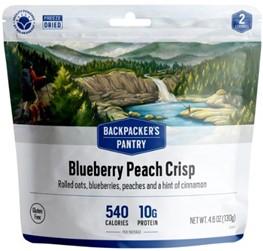 Front of package, Backpacker’s Pantry Blueberry Peach Crisp