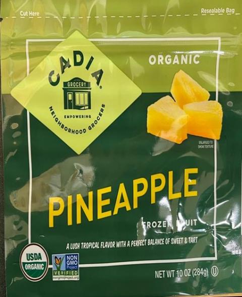 Image 2 – Labeling, Cadia Pineapple