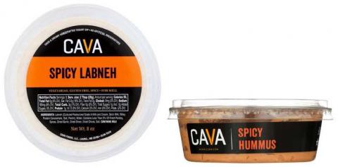 Spicy Hummus - Recalled product labeling: