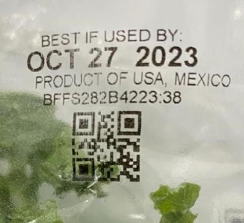 Image 1: “Photograph of Best If Used By Date and Lot Code”