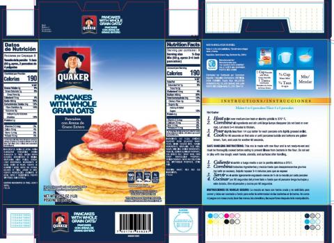Quaker Pancakes with Whole Grain Oats mix
