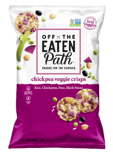 Labeling, Off The Eaten Path Chickpea Veggie Crisps