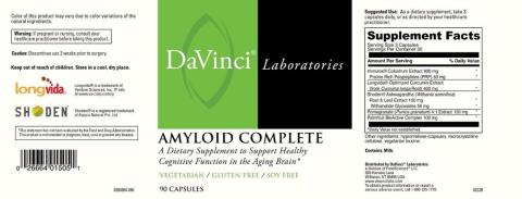 Label, DaVinci Laboratories Amyloid Complete