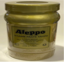 “Aleppo Sesame Past Tahini, A Tunas Brand, 32 oz.” 