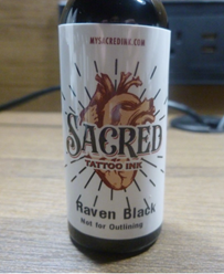 Sacred Tattoo Ink Raven Black